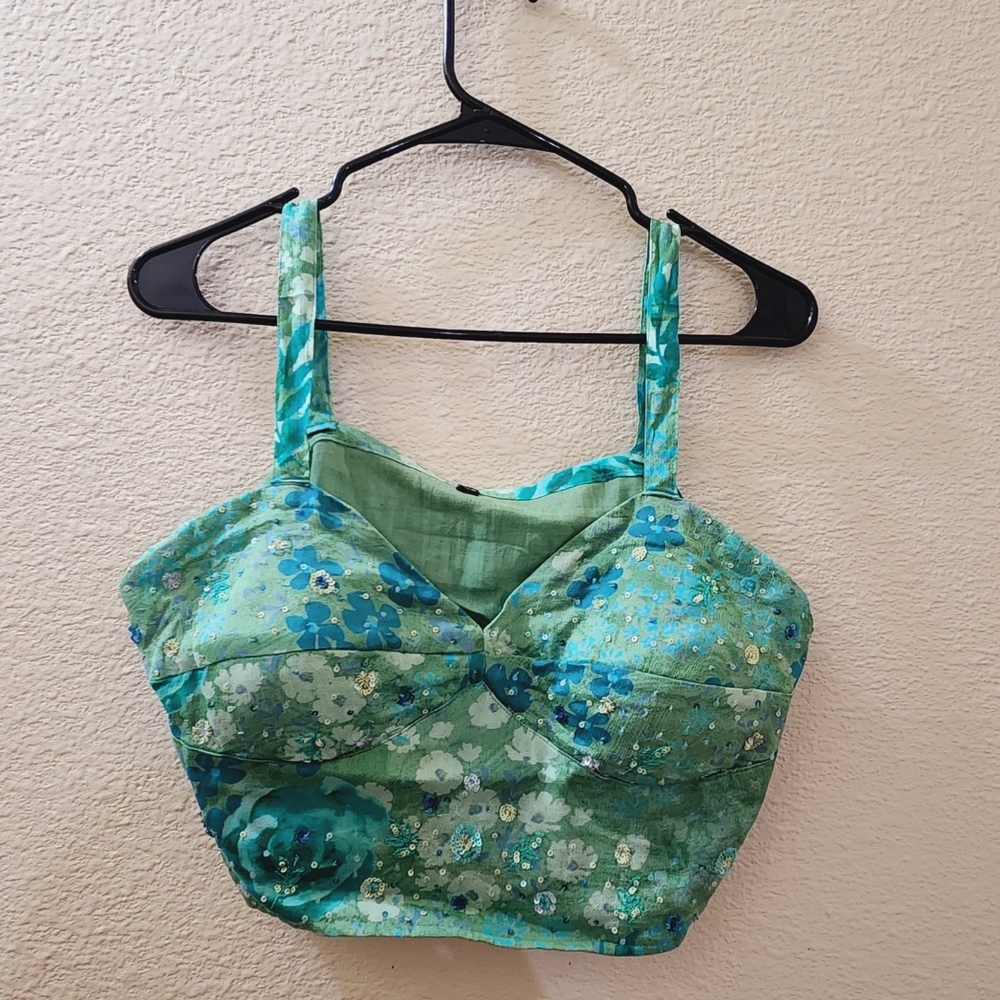 Indian Pakistani Saree Blouse  Tank Top